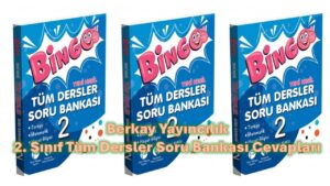 2. Sınıf Bingo Tüm Dersler Soru Bankası Cevapları Berkay Yayıncılık Sayfa 2