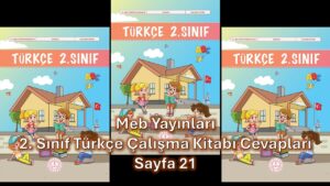 2. Sınıf Türkçe Çalışma Kitabı Cevapları Meb Yayınları Sayfa 21