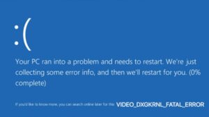 Acer Nitro 5 AN515-58-775T oyun sırasında aniden kapanıyor ve VIDEO_DXGKRNL_FATAL_ERROR hatası veriyor