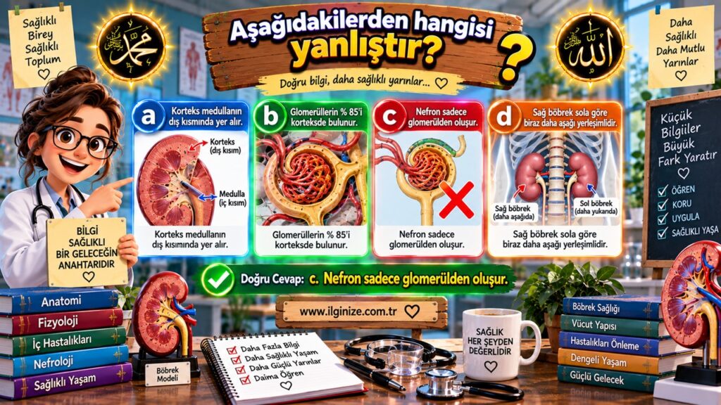 Aşağıdakilerden hangisi yanlıştır?