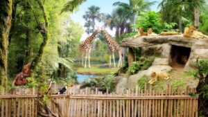 Ich liebe es, _____ im Zoo zu sehen