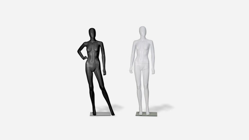 Vitrine konularak üzerinde giysi sergilemek için kullanılan ya da terzilerin giysi denemek, sergilemek için kullandıkları genellikle plastikten yapılmış insan modeli