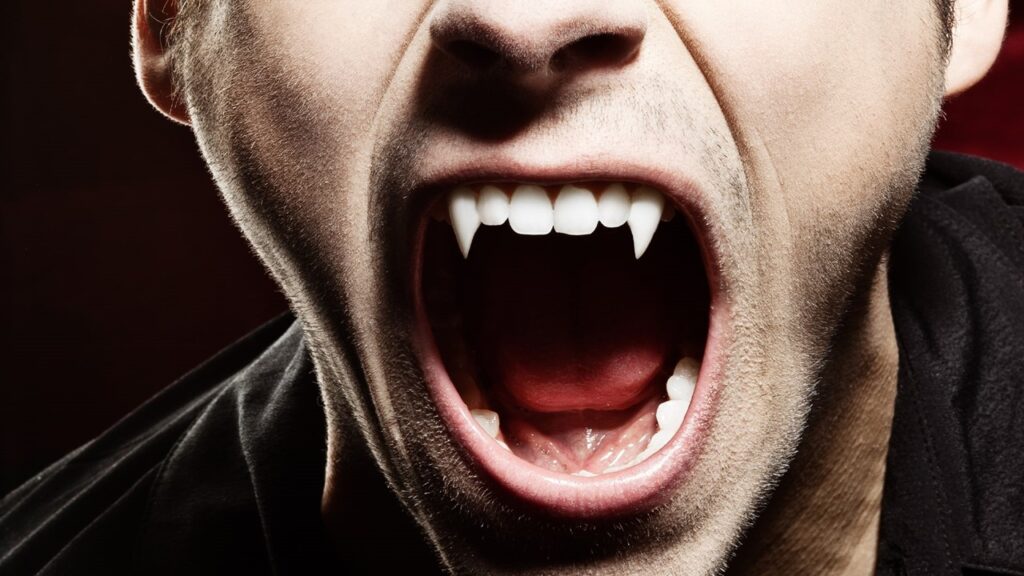 A horror movie creature