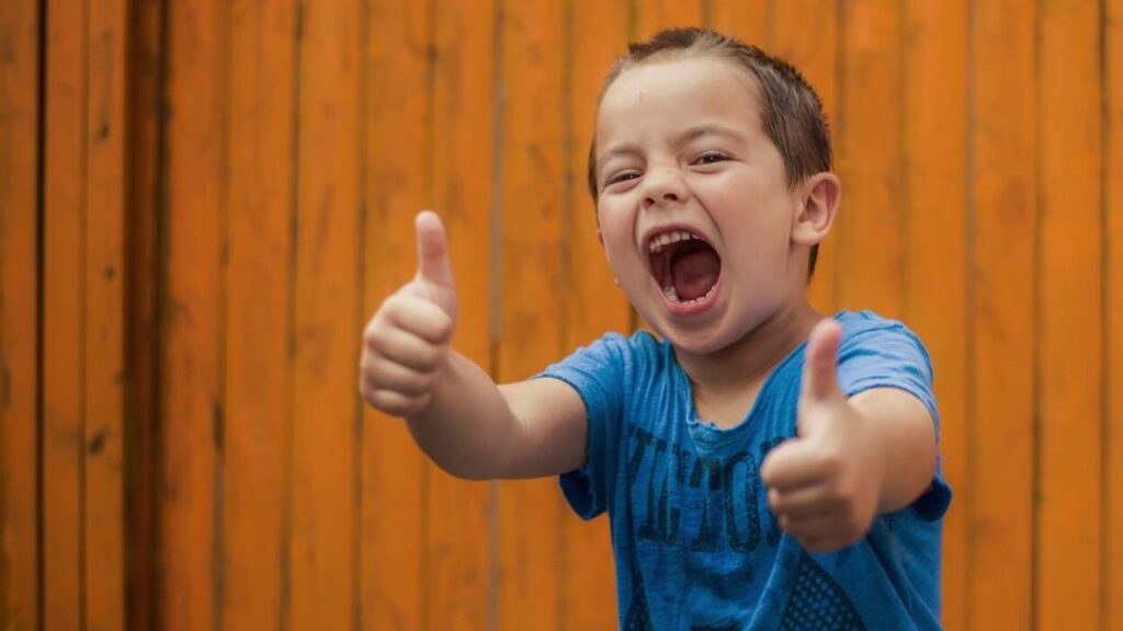 A word to praise a kid