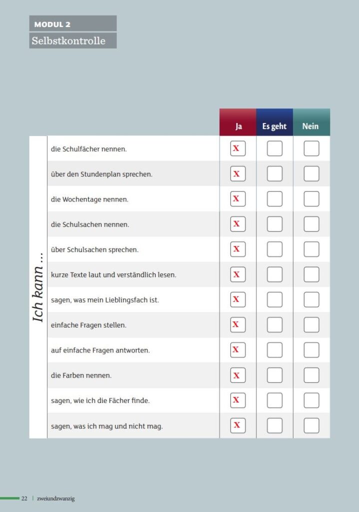 Almanca A1.1 Çalışma Kitabı Cevapları Meb Yayınları Sayfa 22