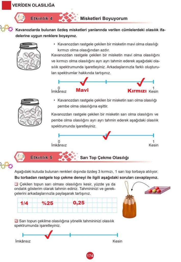 5. Sınıf Matematik Ders Kitabı 2. Kitap Cevapları Meb Yayınları Sayfa 174