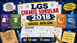LGS Çıkmış Sorular 2018 (Sözel Bölüm)