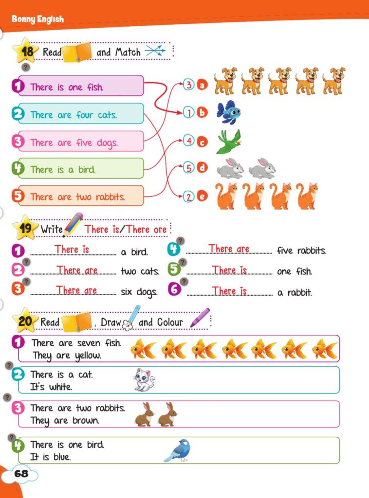 2. Sınıf İngilizce Çalışma Kitabı Cevapları Bonny English Foren Elt Sayfa 68