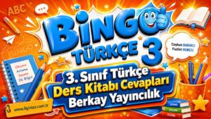 3. Sınıf Bingo Türkçe Ders Kitabı Cevapları Berkay Yayıncılık Sayfa 4