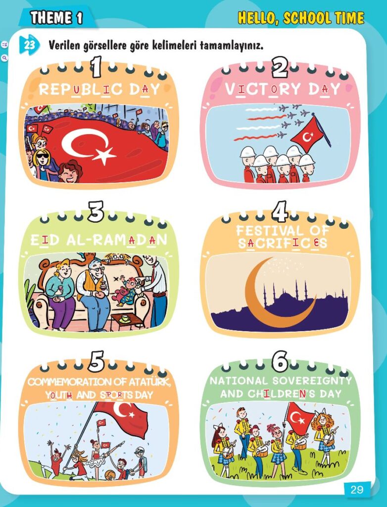 2. Sınıf İngilizce Ders Kitabı Cevapları More And More Practice Book Kurmay Elt Sayfa 29