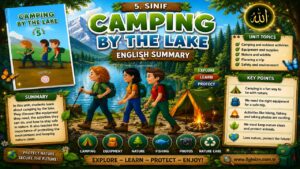 5. Sınıf Camping By The Lake İngilizce Özeti