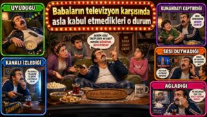 Babaların televizyon karşısında asla kabul etmedikleri o durum