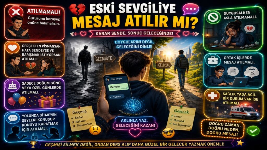 Eski sevgiliye mesaj atılır mı?