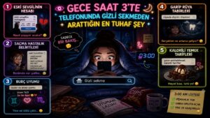 Gece saat 3’te telefonunda gizli sekmeden arattığın en tuhaf şey