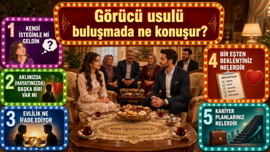 Görücü usulü buluşmada ne konuşur?