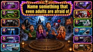 Name something that even adults are afraid of