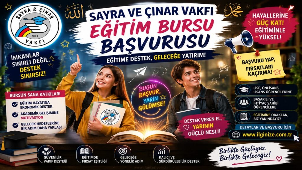 Sayra ve Çınar Vakfı Eğitim Bursu Başvurusu