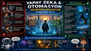 Yapay zeka ve otomasyon teknolojilerinin gelişimiyle önümüzdeki 10 yılda hangi meslekler kaybolacak ve hangi yeni meslek alanları doğacak?