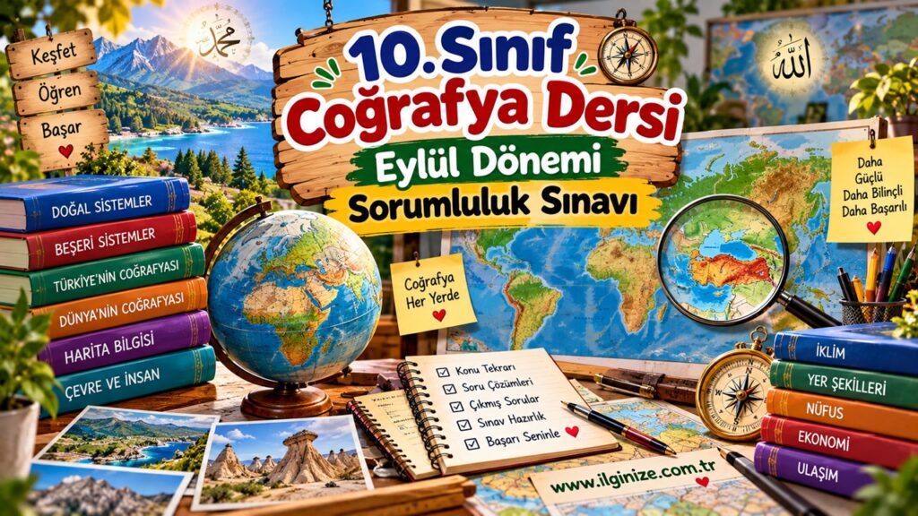 10. Sınıf Coğrafya Dersi Eylül Dönemi Sorumluluk Sınavı