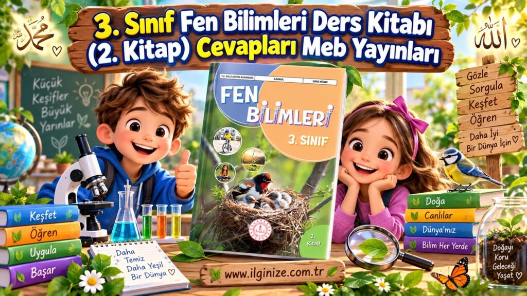 3. Sınıf Fen Bilimleri Ders Kitabı (2. Kitap) Cevapları Meb Yayınları