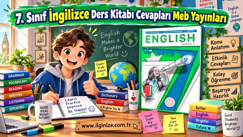 7. Sınıf İngilizce Ders Kitabı Cevapları Meb Yayınları