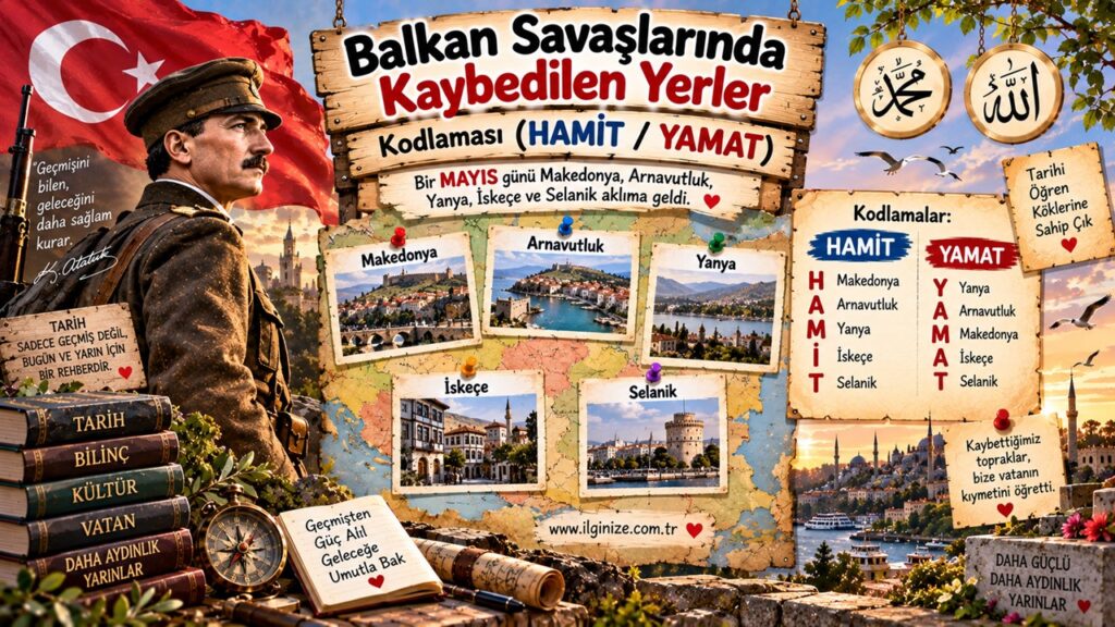 Balkan Savaşlarında Kaybedilen Yerler Kodlaması (HAMİT / YAMAT)
