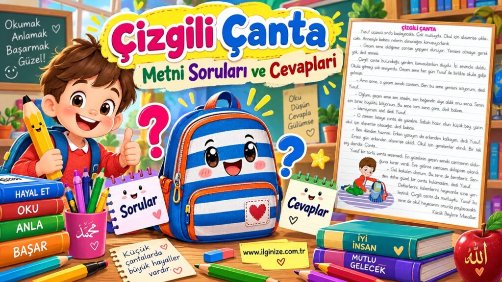 Çizgili Çanta Metni Soruları ve Cevapları