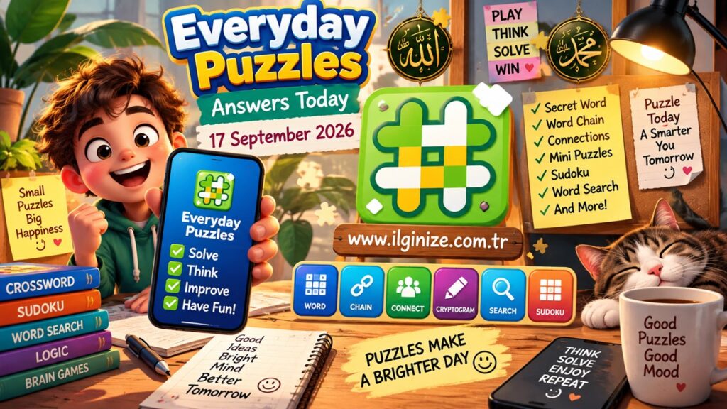 Everyday Puzzles Answers Today – 17 September 2026
