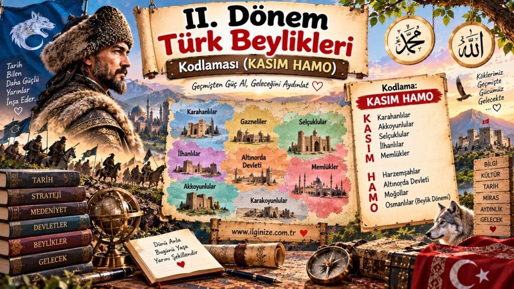 II. Dönem Türk Beylikleri Kodlaması ve Şifresi (KASIM HAMO)