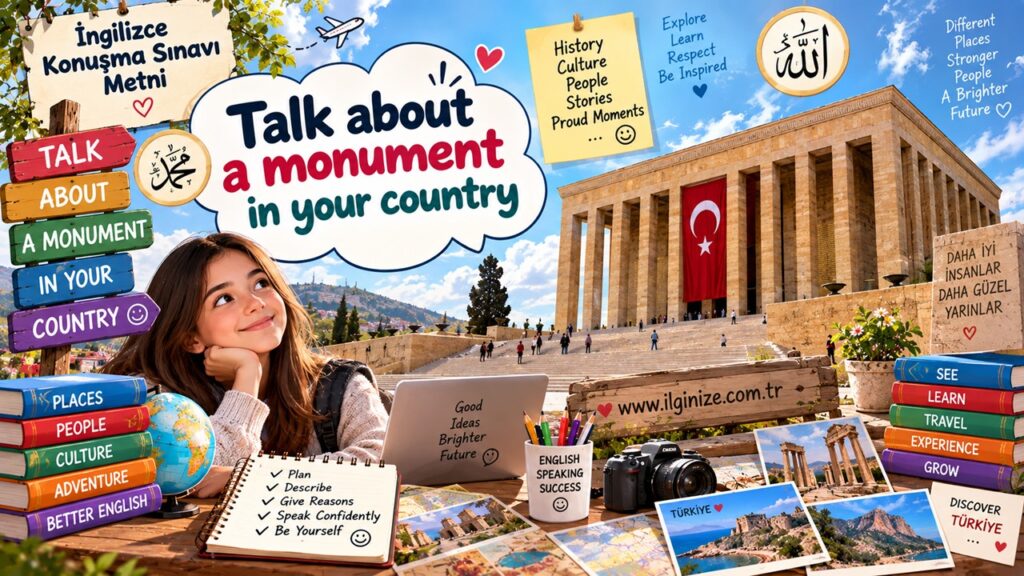 İngilizce Konuşma Sınavı Metni – Talk about a monument in your country