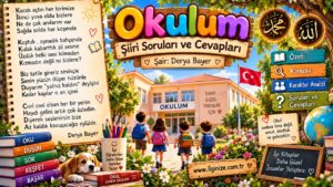 Okulum Şiiri Soruları ve Cevapları