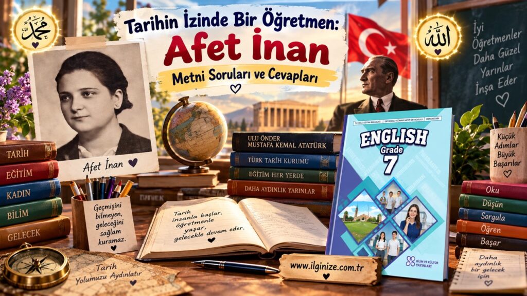 Tarihin İzinde Bir Öğretmen: Afet İnan Metni Soruları ve Cevapları