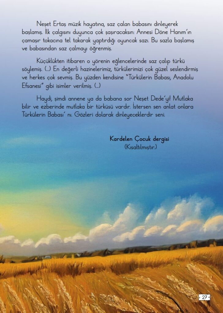 2. Sınıf Türkçe Ders Kitabı 2. Kitap Cevapları Meb Yayınları Sayfa 27