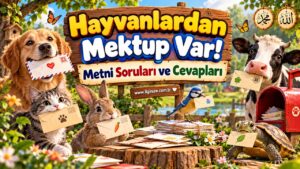 Hayvanlardan Mektup Var! Metni Soruları ve Cevapları